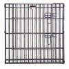 Pet Adobe Pet Adobe Folding Metal Playpen with Eight 24 "x 24 "Panels with Latching Door for Dogs Black 599926MWM